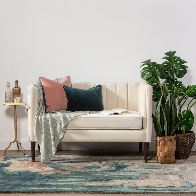 Jaipur Genesis Luella Ges46 Teal/Gray Rugs.