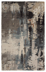 Jaipur Genesis Matcha Ges54 Gray Rug.