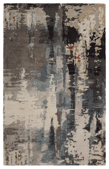 Jaipur Genesis Matcha Ges54 Gray Rug.