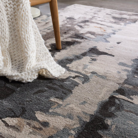 Jaipur Genesis Matcha Ges54 Gray Rug.