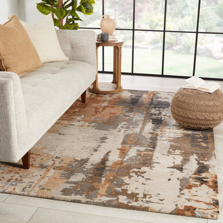 Jaipur Genesis Matcha Ges55 Gray Rug.