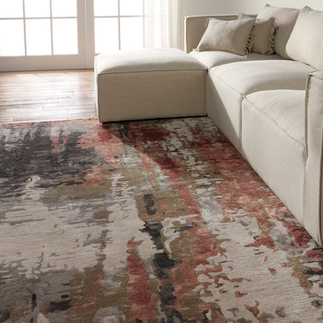 Jaipur Genesis Matcha Ges59 Gray Rug.