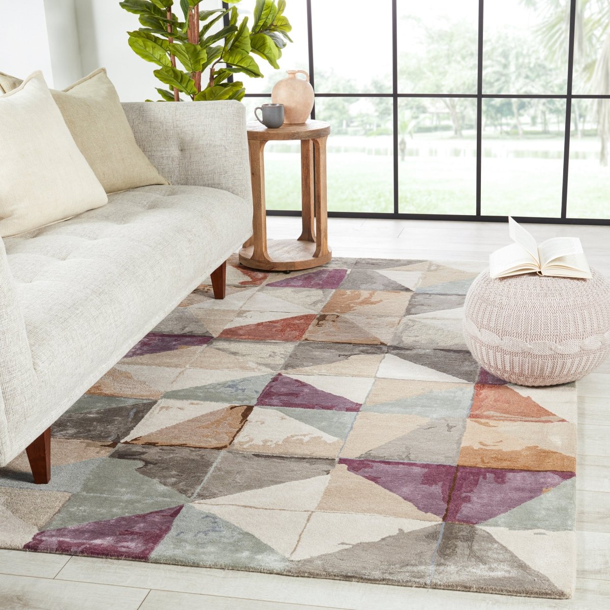 Jaipur Genesis Ruban Ges58 Purple Rug.