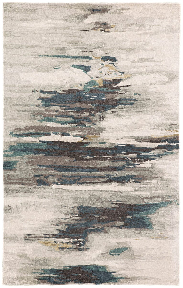 Jaipur Genesis Ryenn Ges20 Teal Rugs.