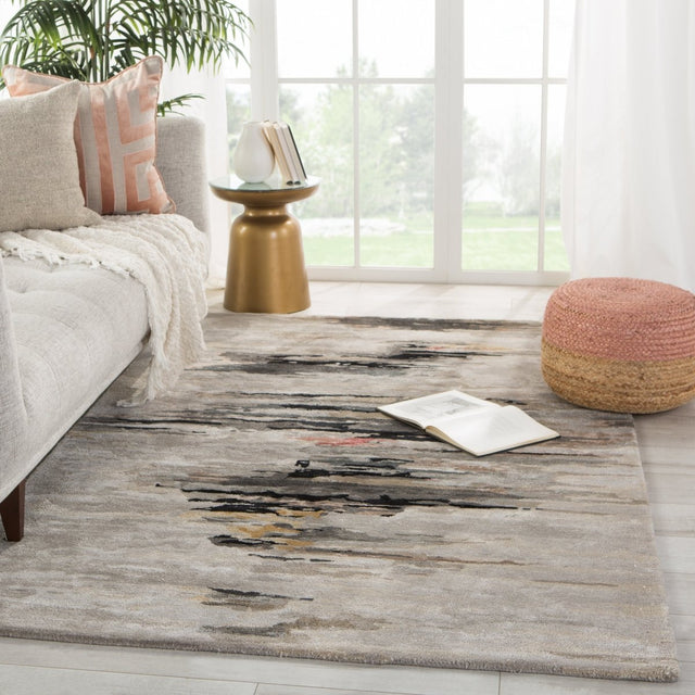 Jaipur Genesis Ryenn Ges47 Gray/Black Rugs.