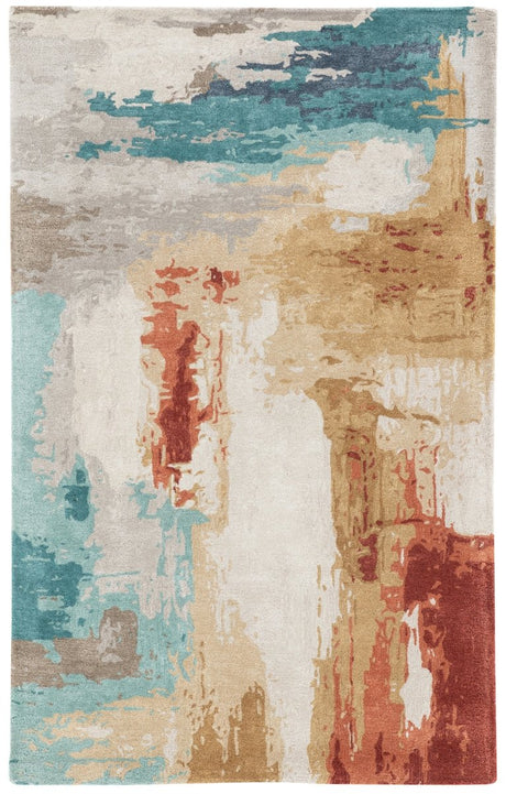 Jaipur Genesis Swisher Ges30 Blue/Red Rug.