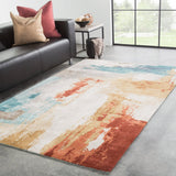 Jaipur Genesis Swisher Ges30 Blue/Red Rug.