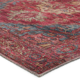 Jaipur Gloria By Label J Gloria Vin06 Red/Blue Rug.