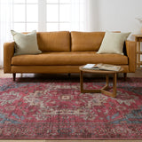 Jaipur Gloria By Label J Gloria Vin06 Red/Blue Rug.