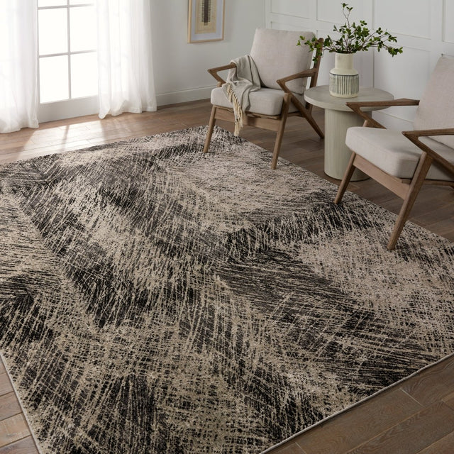 Jaipur Graphite Dairon Gra04 Black/Taupe Rug.