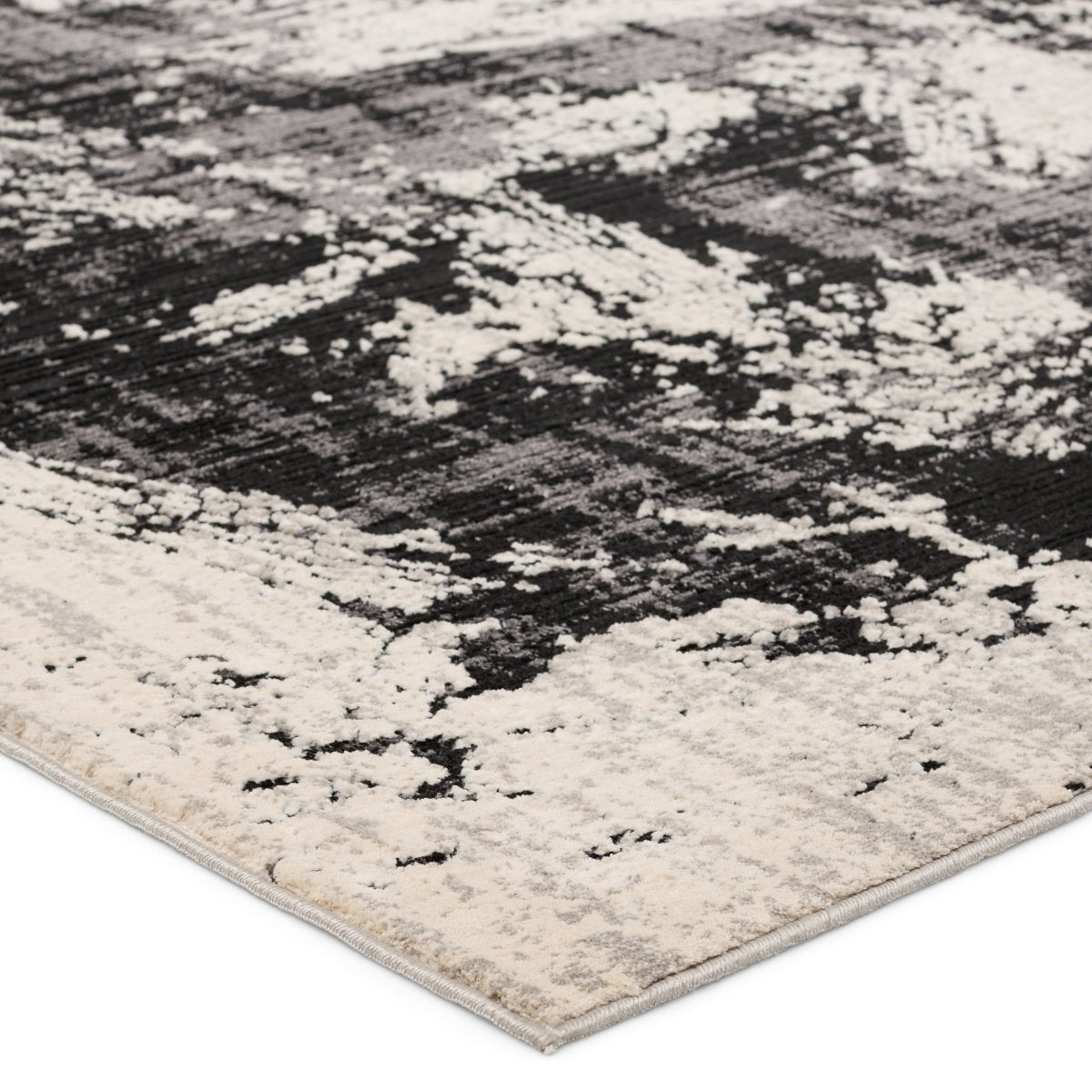Jaipur Graphite Dusk Gra02 Black/Cream Rug.