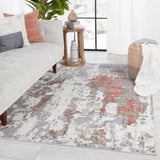 Jaipur Grotto Tocarra Gro01 Gray/Red Rugs.