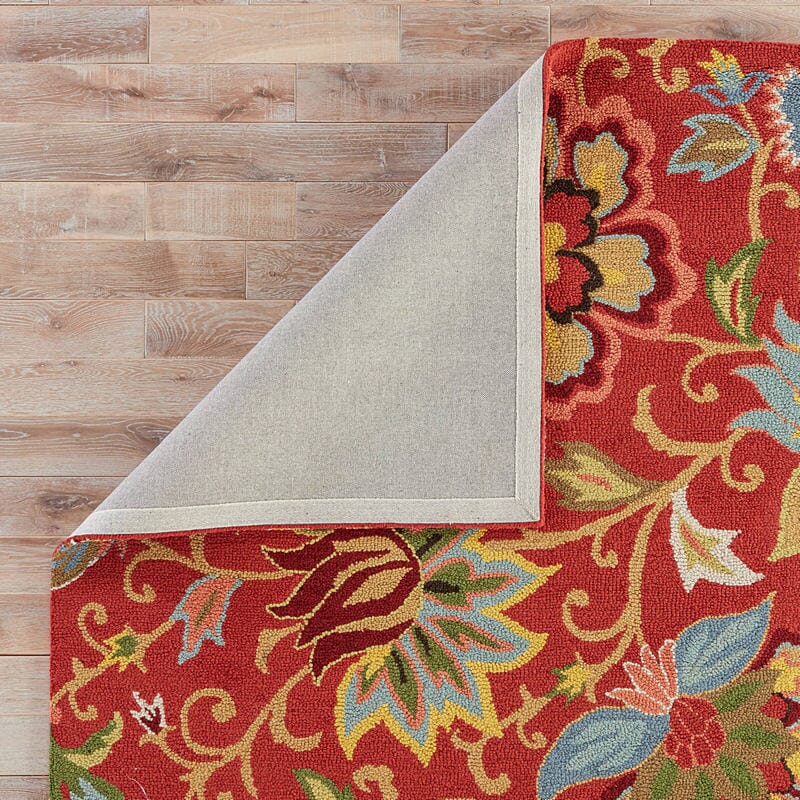 Jaipur Hacienda Zamora Hac11 Velvet Red / Velvet Red Rugs.