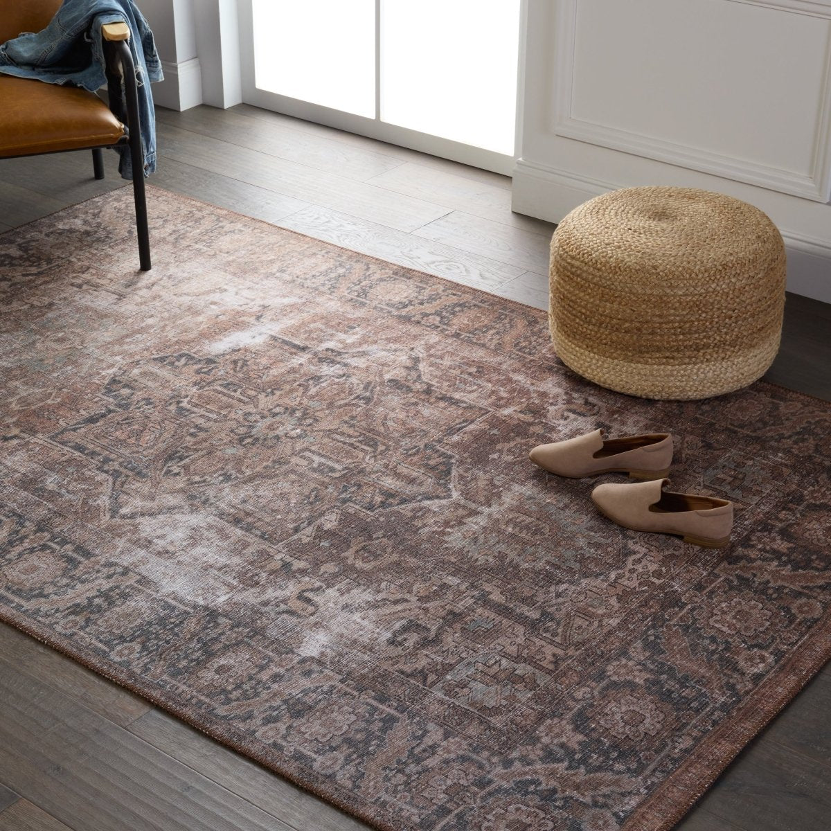 Jaipur Harman Minita Hbl10 Brown Rug.
