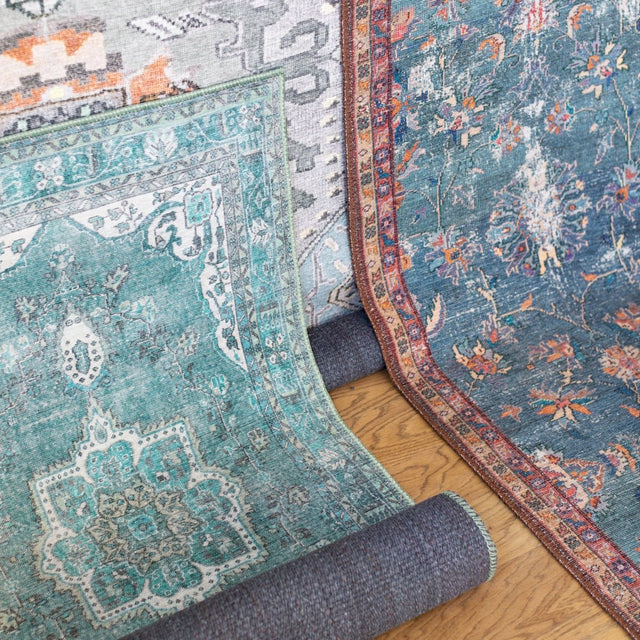 Jaipur Harman Tamara Hbl05 Teal Rug.
