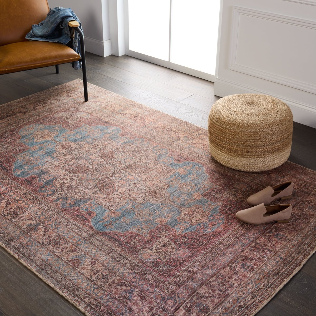 Jaipur Harman Vacherie Hbl08 Red Rug.