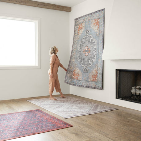 Jaipur Harman Zenora Hbl07 Sky Blue Rug.