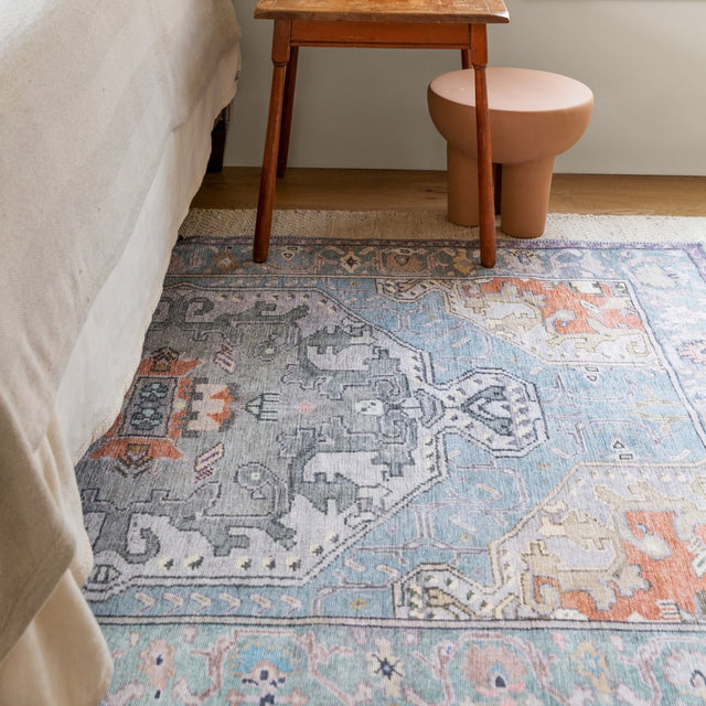 Jaipur Harman Zenora Hbl07 Sky Blue Rug.