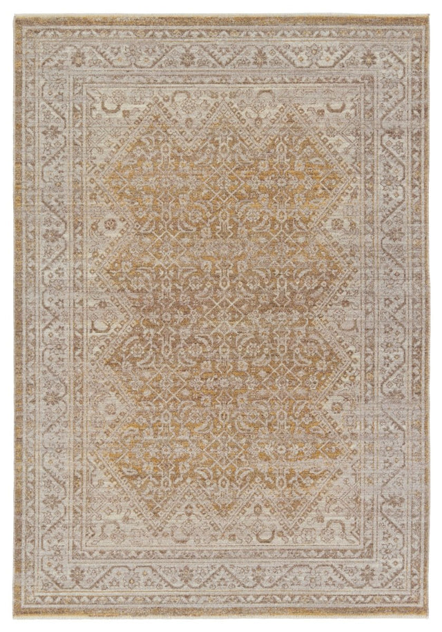 Jaipur Harriet By Label J Harriet Lei06 Gold/Light Gray Rug.