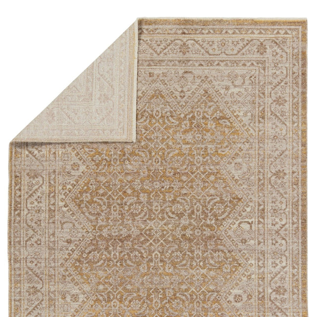 Jaipur Harriet By Label J Harriet Lei06 Gold/Light Gray Rug.