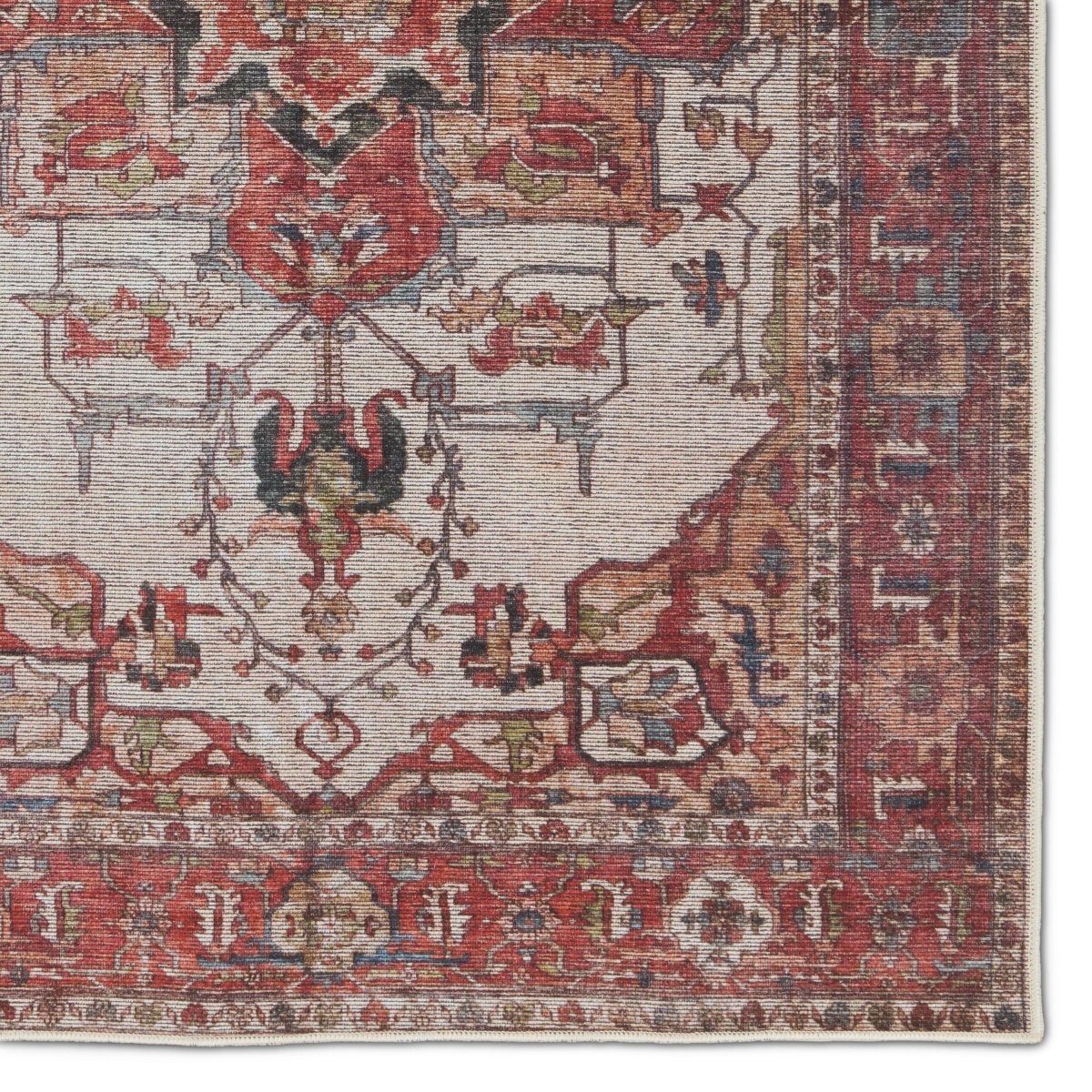 Jaipur Hepburn By Label J Hepburn Vin03 Rust/Beige Rug.