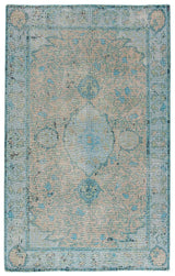 Jaipur Kai Alessia Kai02 Pelican / Aquatic Rugs.