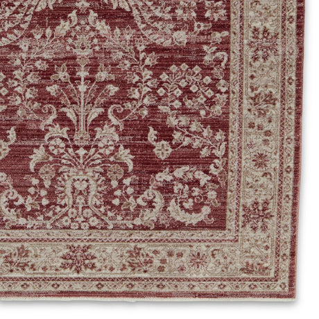 Jaipur Katarina By Label J Katarina Lei07 Red/Light Gray Rug.