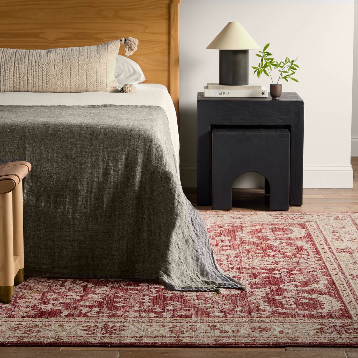 Jaipur Katarina By Label J Katarina Lei07 Red/Light Gray Rug.