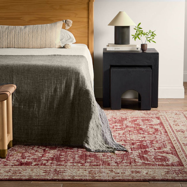 Jaipur Katarina By Label J Katarina Lei07 Red/Light Gray Rug.