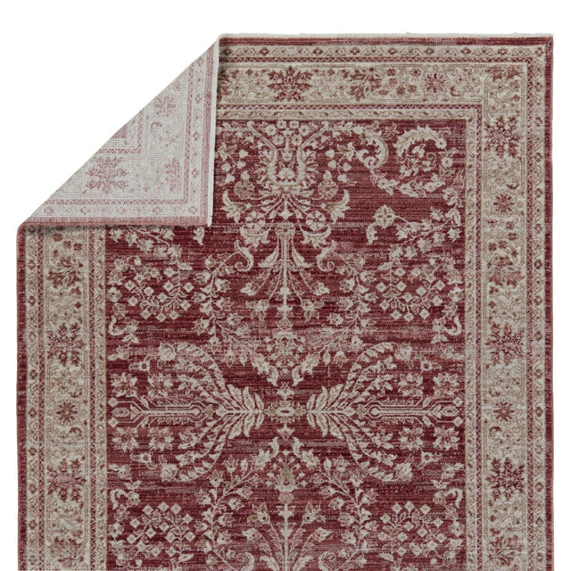 Jaipur Katarina By Label J Katarina Lei07 Red/Light Gray Rug.