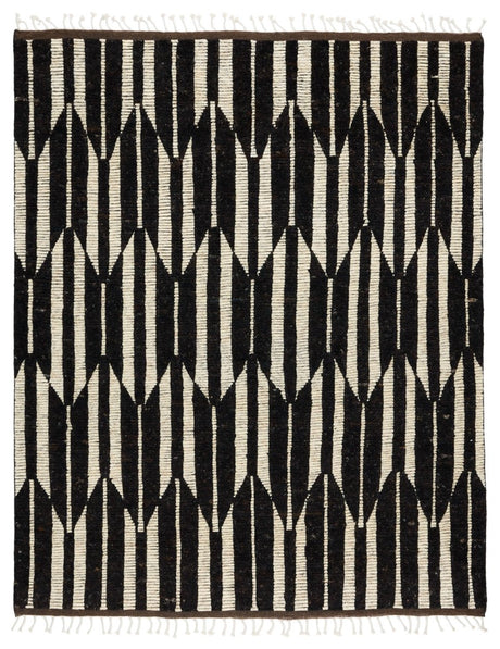 Jaipur Keoka Quest Keo02 Dark Brown Rug.