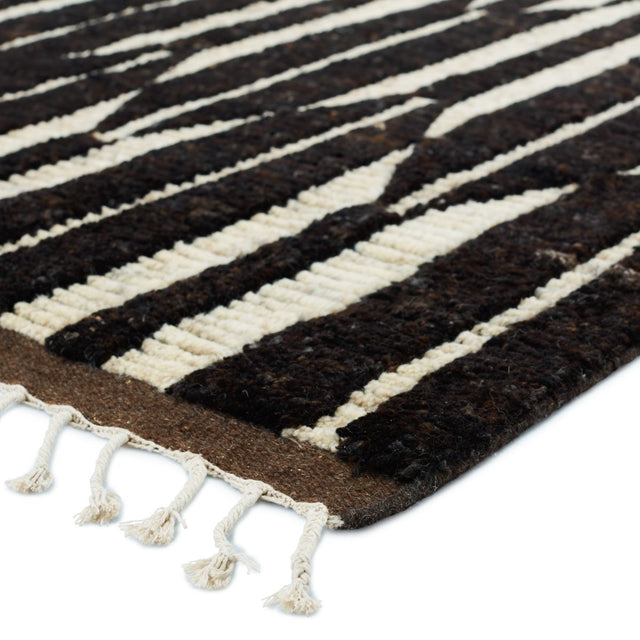 Jaipur Keoka Quest Keo02 Dark Brown Rug.