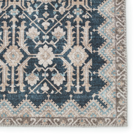 Jaipur Keyara By Nikki Chu Dalia Knc07 Dark Blue Rug.