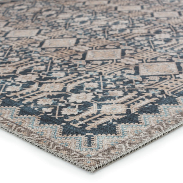 Jaipur Keyara By Nikki Chu Dalia Knc07 Dark Blue Rug.