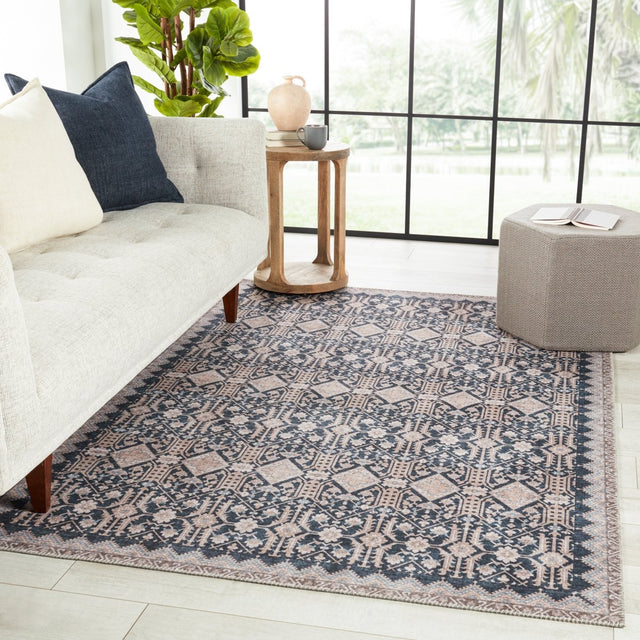 Jaipur Keyara By Nikki Chu Dalia Knc07 Dark Blue Rug.