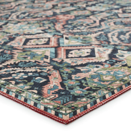 Jaipur Keyara By Nikki Chu Teleza Knc06 Dark Blue Rug.