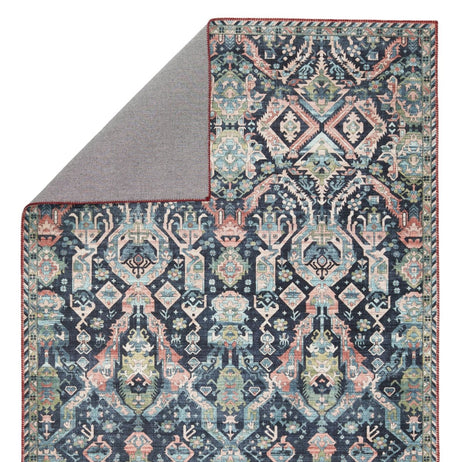 Jaipur Keyara By Nikki Chu Teleza Knc06 Dark Blue Rug.