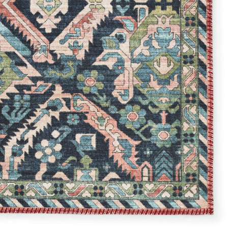 Jaipur Keyara By Nikki Chu Teleza Knc06 Dark Blue Rug.