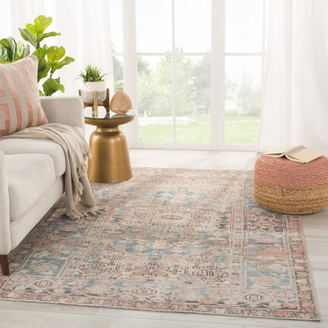 Jaipur Kindred Geonna Knd05 Blue/Beige Rugs.