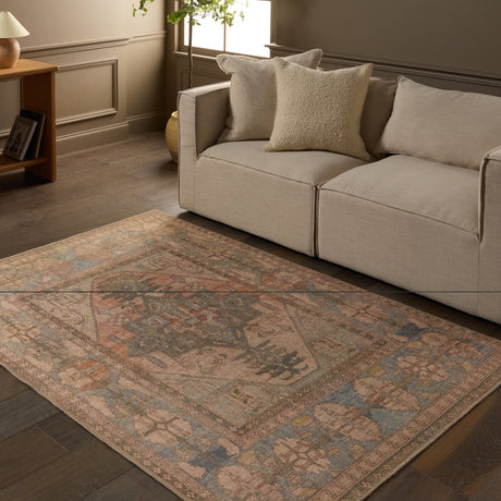 Jaipur Kindred Savine Knd19 Multicolor/Tan/Taupe Rug.