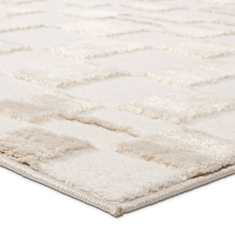 Jaipur Kohar By Label J Kohar Jid25 White/Tan/Taupe Rug.