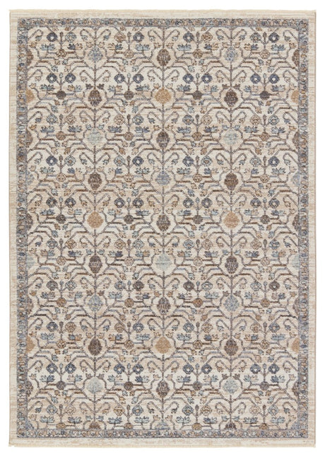 Jaipur Lark Primrose Lar04 Blue/Gold Rug.