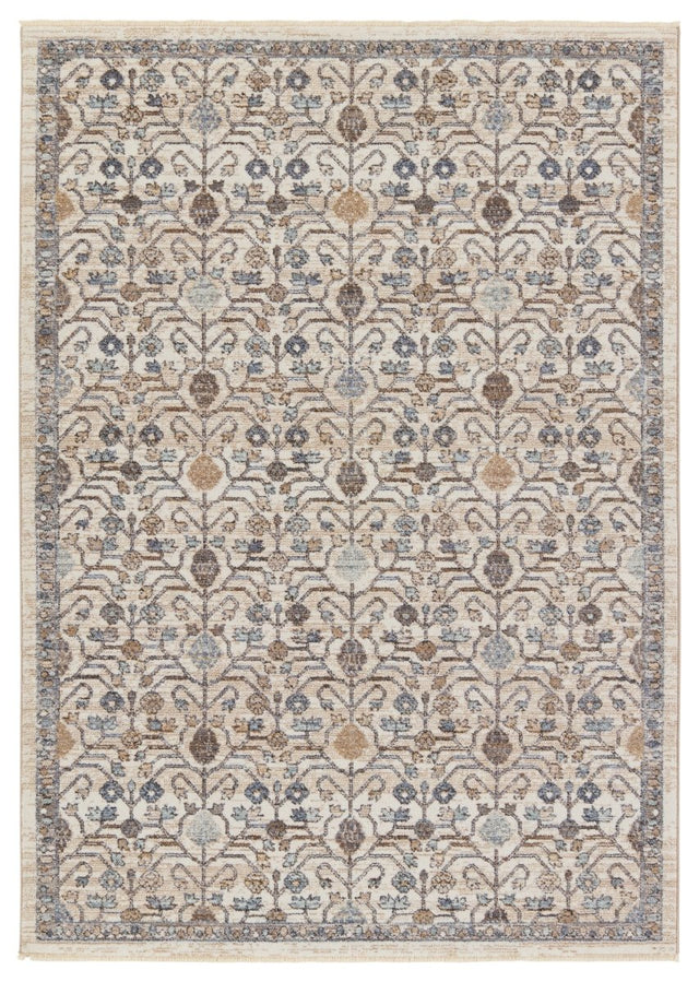 Jaipur Lark Primrose Lar04 Blue/Gold Rug.