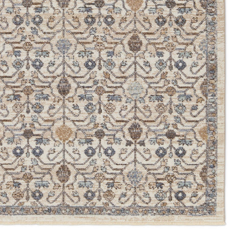 Jaipur Lark Primrose Lar04 Blue/Gold Rug.
