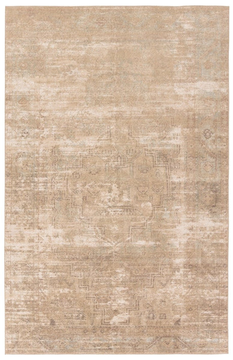 Jaipur Leshni By Label J Leshni Eda05 Tan/Sage Rug.