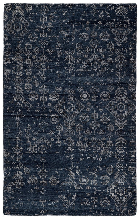 Jaipur Liberty Azuma Lib10 Dark Blue/Light Gray Rugs.