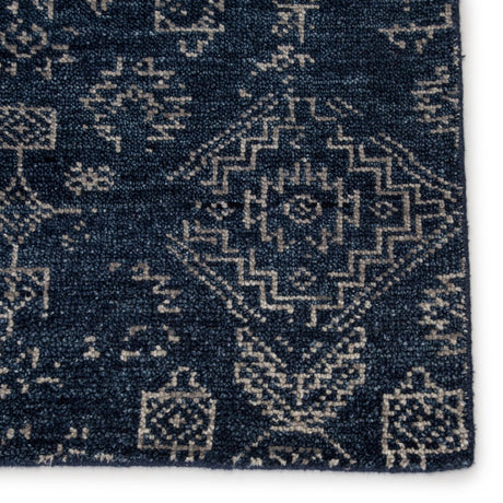 Jaipur Liberty Azuma Lib10 Dark Blue/Light Gray Rugs.