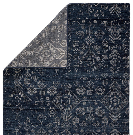 Jaipur Liberty Azuma Lib10 Dark Blue/Light Gray Rugs.