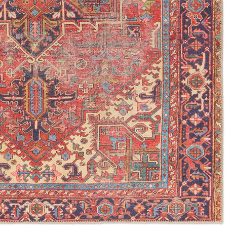 Jaipur Lucinda By Label J Lucinda Gar01 Red/Blue Rug.