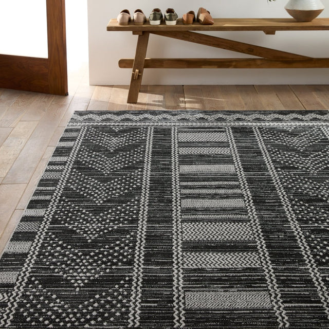 Jaipur Machine Washable Nadine Mateo Ndn02 Black Rug.